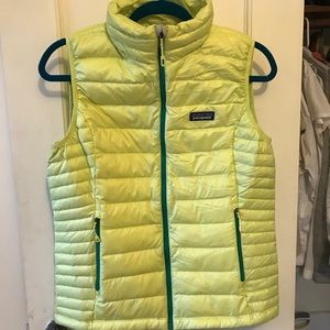 Highlighter yellow/green Patagonia Light Puff Vest